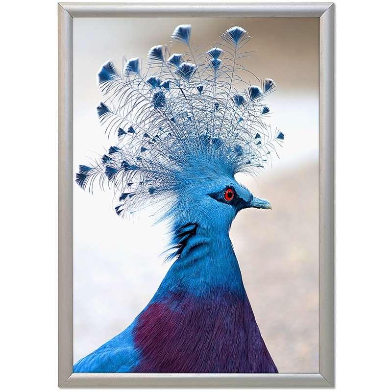Elegant Sølv Snap Frame A5 til Vægkunst – Black Friday!