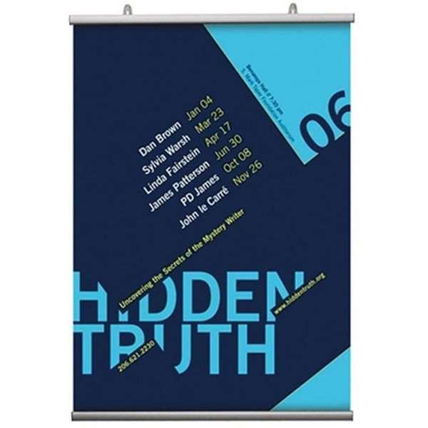 Dobbeltsidet Plakatliste B1 70 cm – Elegant ophængning