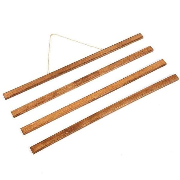 Elegant plakatophæng i bøg med magneter – 60 cm