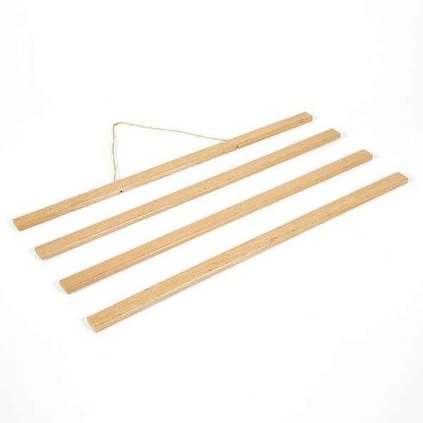 Elegant plakatophænger i bøg med magneter – 40 cm tilbud