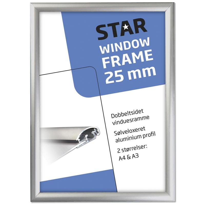 Elegant Dobbeltsidet Aluminium Vinduesramme til Kunst