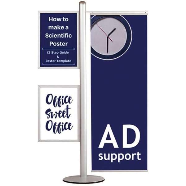 Multistand 16 A2 Dobbeltsidet med 2 Bannere til Events!