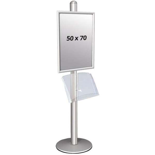 Elegant Plakatstander med Akrylhylde – Tilbud på Multi Stander 1