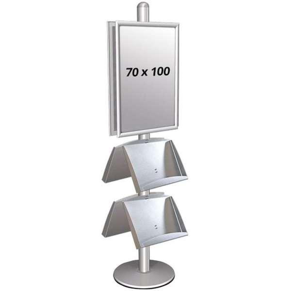 Multistander 4 – Dobbeltsidet Plakat- og Brochureholder Tilbud!