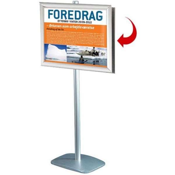 Elegant A2 Dobbeltsidet Snapramme til Effektiv Visning