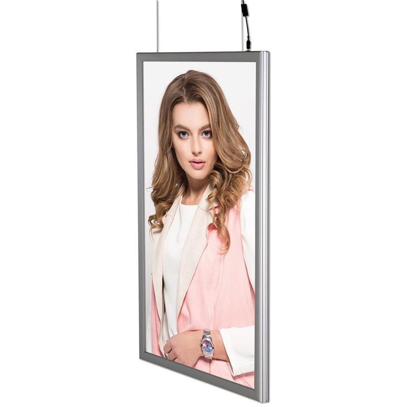 Dobbelt Sidet Vertikal LED Lysramme – Elegant Tilbud