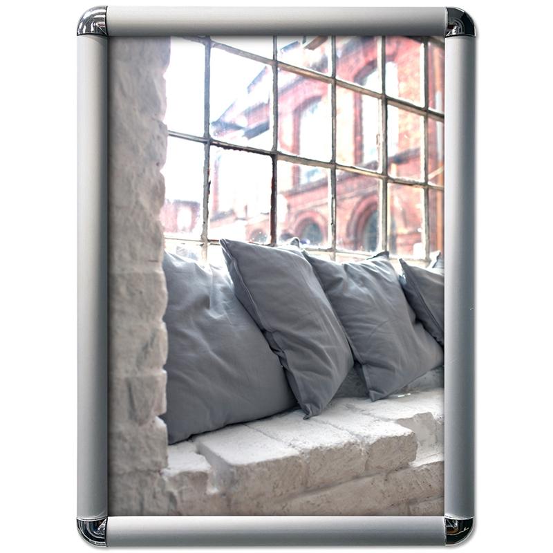 Elegant Sølv Alu Klapramme Rondo – 70 x 100 cm tilbud!