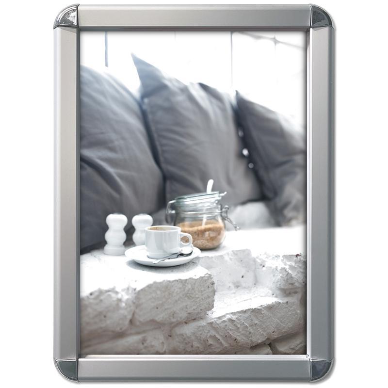 Elegant Sølv Klapramme 70 x 100 cm – Ideel til Vægkunst!