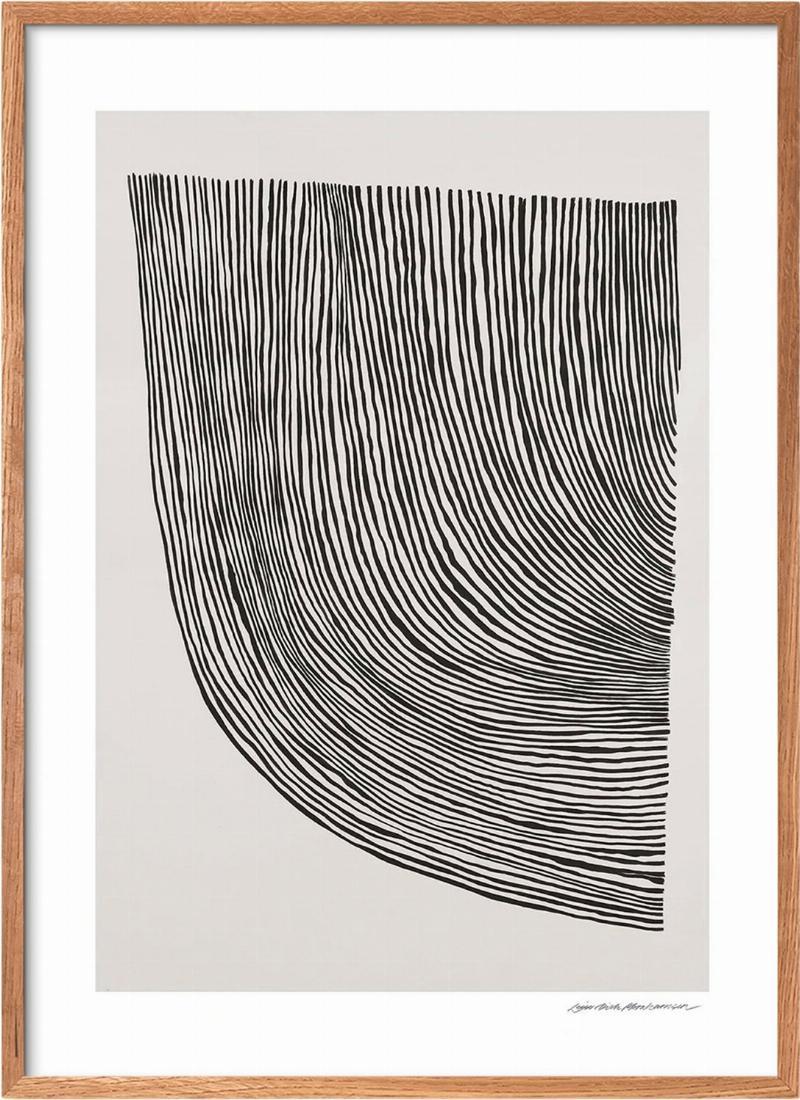 Plakat fra The Poster Club Curves Black 5070