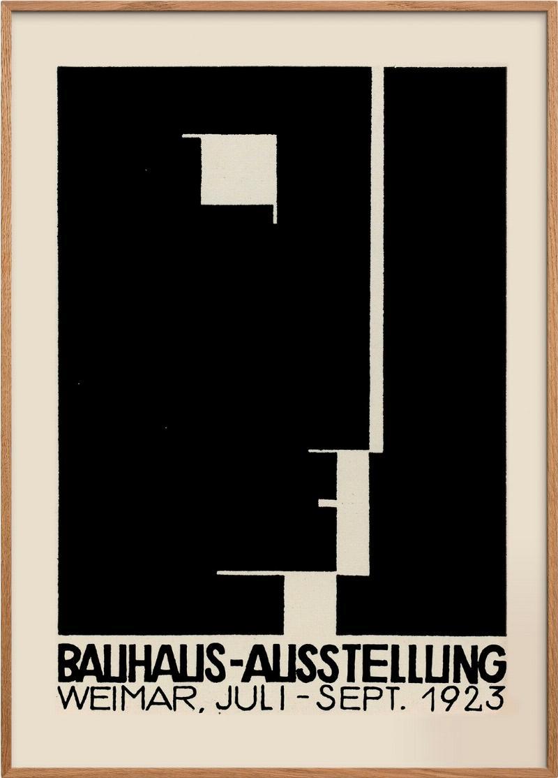 Bauhaus 5 Plakat fra Etsy