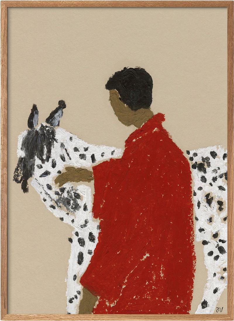 Plakat fra The Poster Club x Isabelle Vandeplassche: Hest