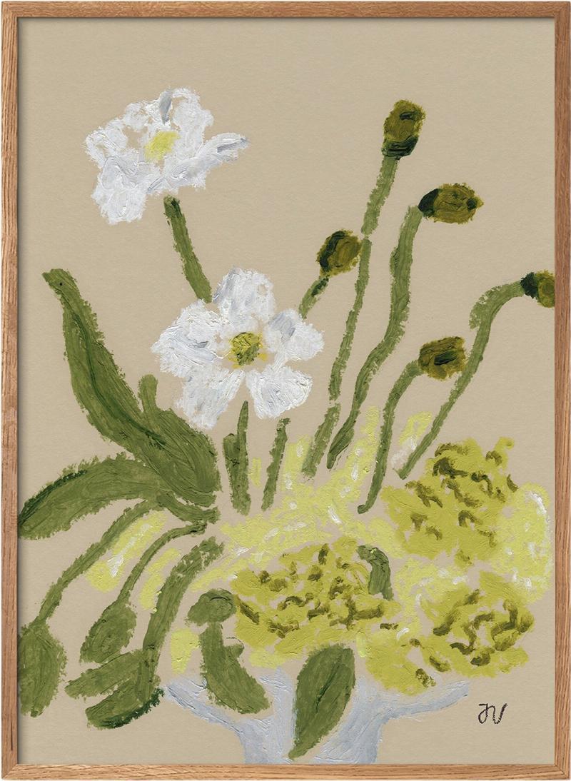 Plakat fra The Poster Club x Isabelle Vandeplassche Forårsbloom