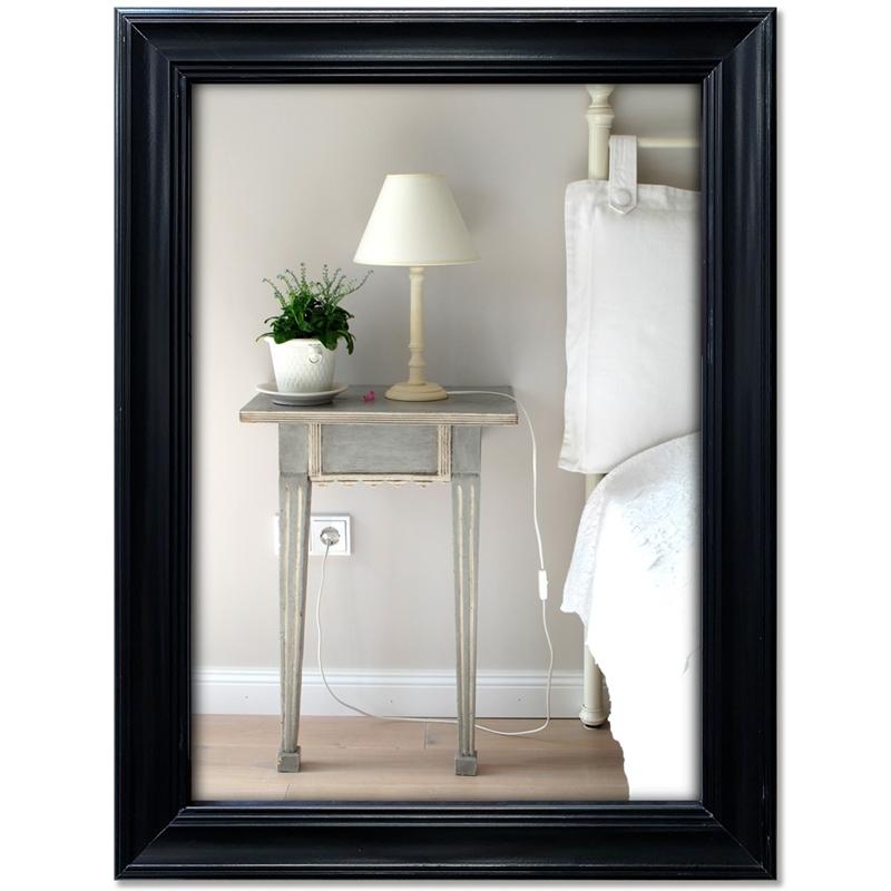 Elegant Antik Sort Klapramme til Plakater 70 x 100 cm
