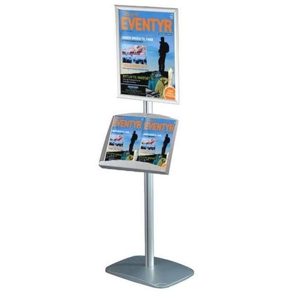 Mini Multi Stander 5 – A3 Snap Frame med Stålhylde tilbud!