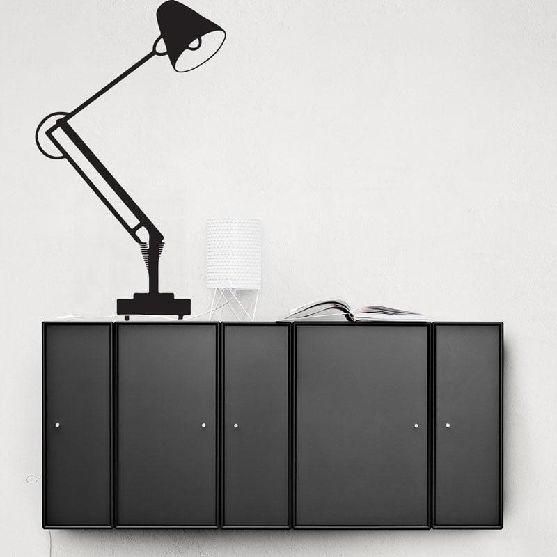 Elegant Arkitektlampe Væggklistermærke til Dit Hjem