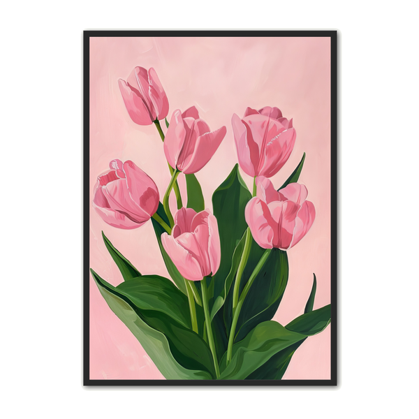 Farverig Blomsterplakat 141 – Vægkunst til Dit Hjem