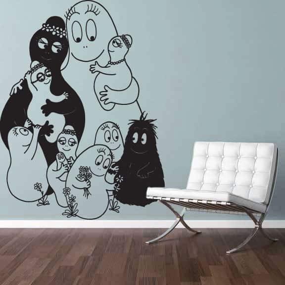 Barbapapa Væggaufkleber – Magisk vægkunst til børn!