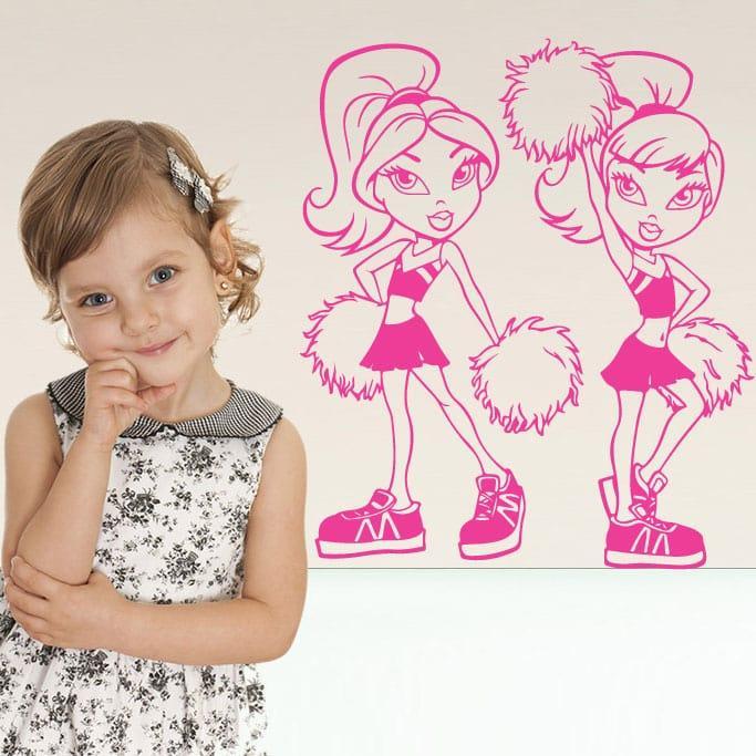 Bratz Cheerleading Væggklistermærke - Pift Værelset Op!