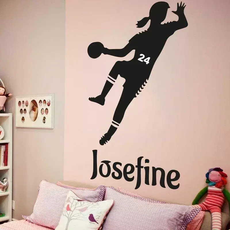 **Håndbold Wallsticker til Damer – Vis Din Passion!**