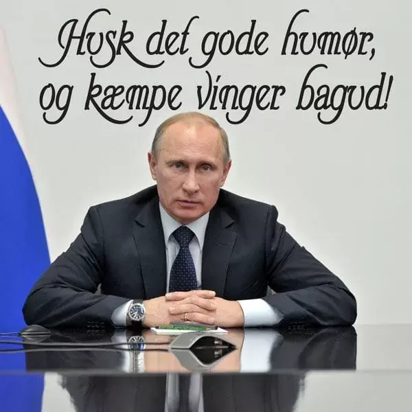 Inspirerende Vægklistermærke: Husk Det Gode Humør!