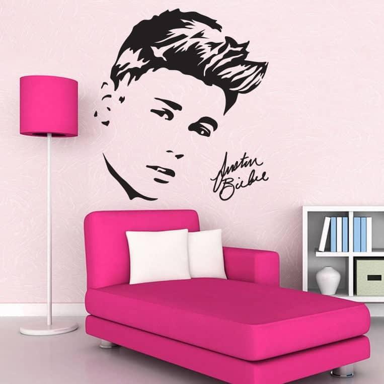 Justin Bieber Vægklistermærke – Et Must for Fans!