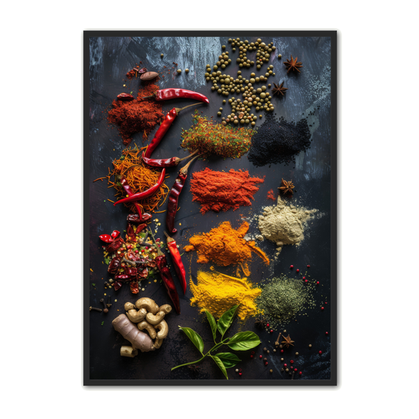 Krydderi Plakat 4 – Dekorativ Urteplakat til Dit Hjem