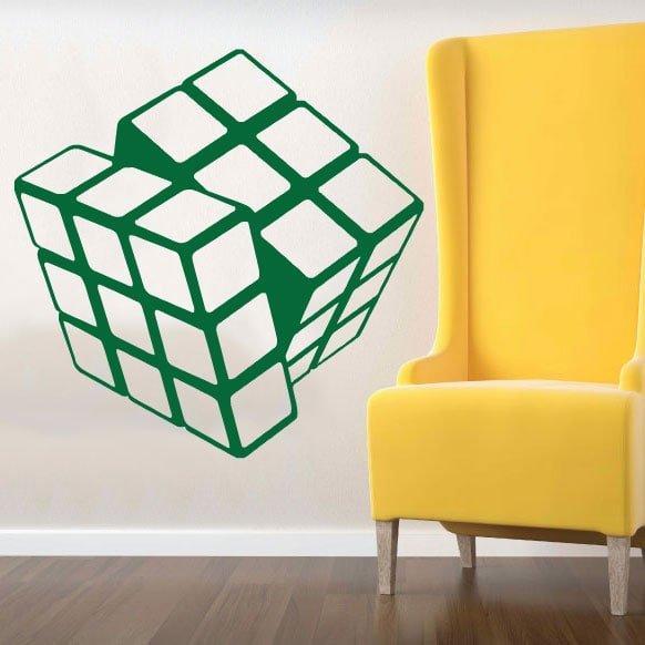 Rubiks Terning Væglampe - Farverig Belysning til Hjemmet