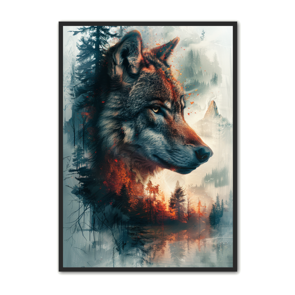 Ulve Plakat – Unik Kunst til Dit Hjem! Bestil Nu!