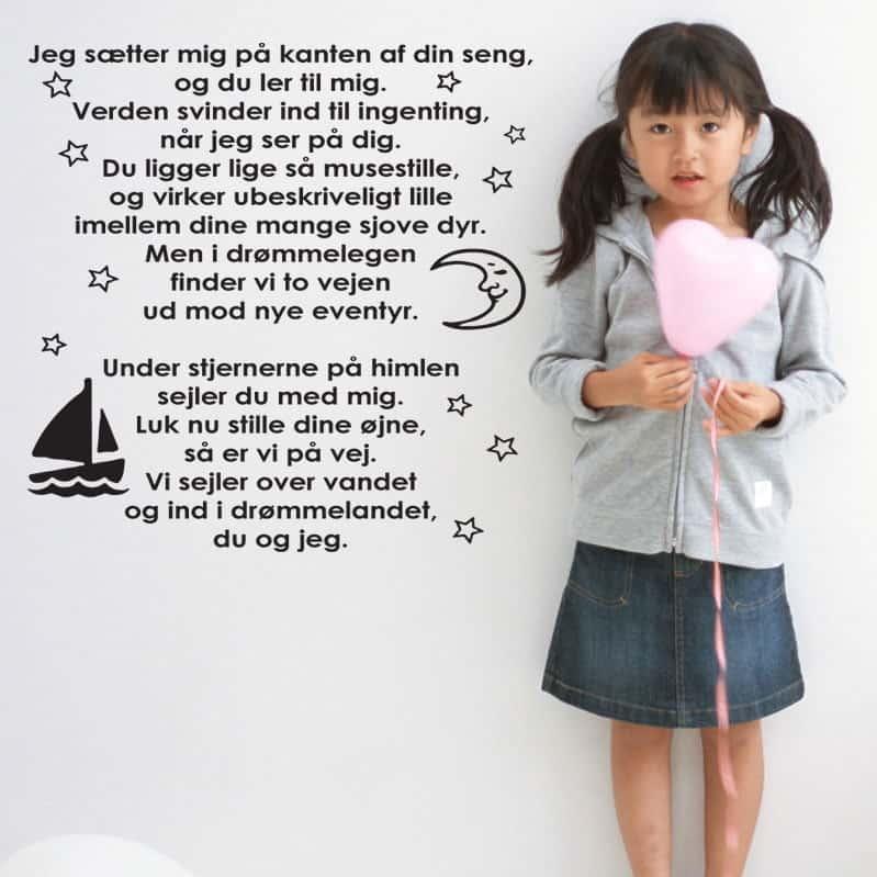 Magisk Vægliste til Børneværelset – Under Stjernerne
