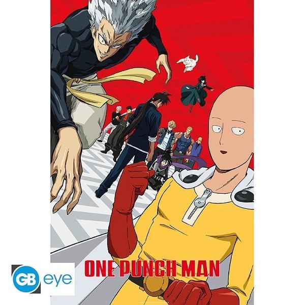 One Punch Man Sæson 2 Plakat – Fantastisk Kunst til Hjemmet