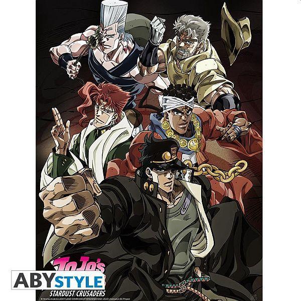 Jojo's Bizarre Adventure Plakat – Stardust Crusaders 52x38cm