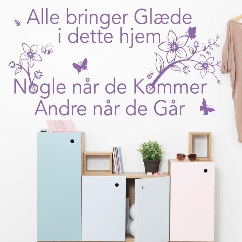 Inspirerende Vægbillede "Alle Bringer Glæde V2"