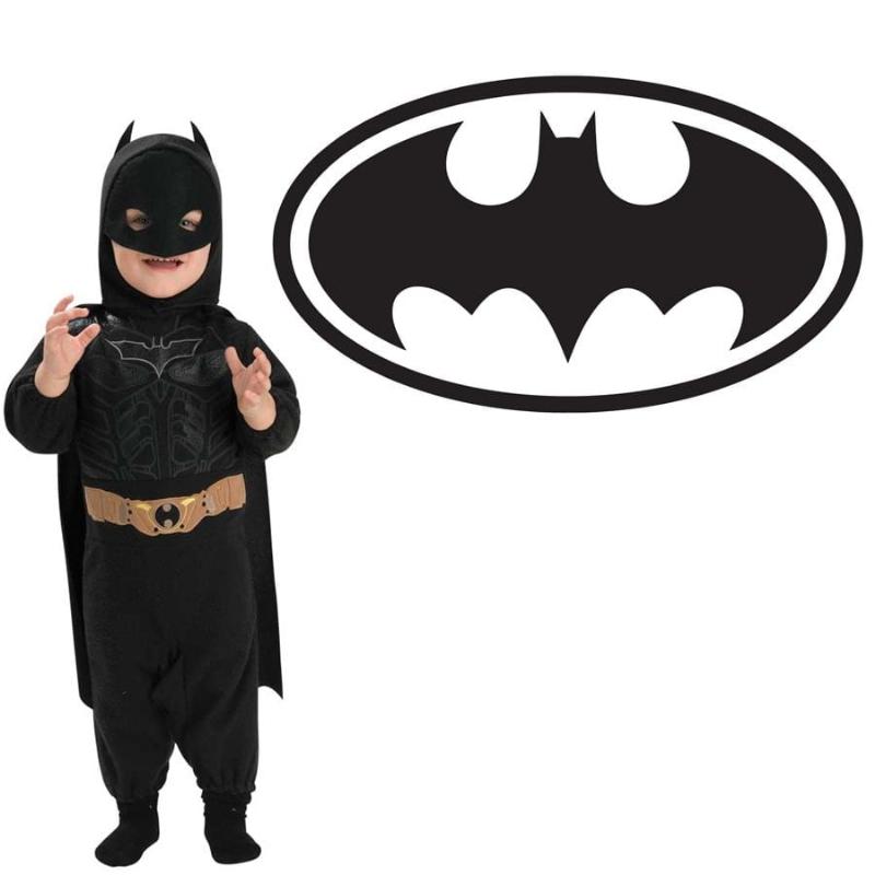 Batman Logo Vægklistermærke – Skab Superhelte Stemning!