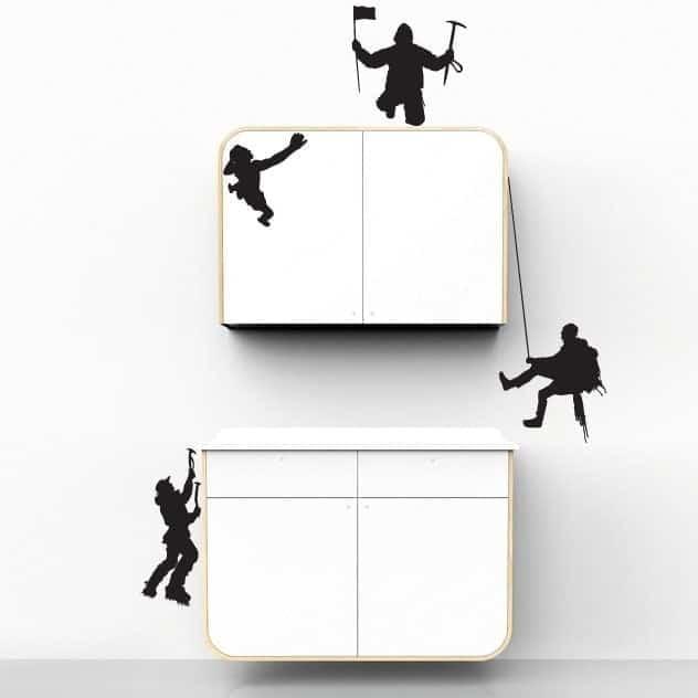 Inspirerende Bjergbestigere Wallstickers til Dit Hjem
