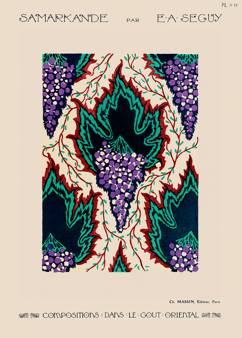 Botanisk Art Nouveau Plakat – Elegance til Dit Hjem