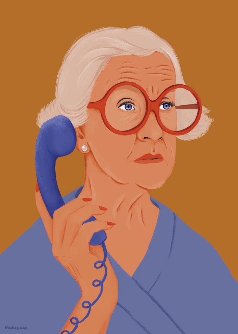 Maladroit's Call Girl – Gul Kunst til Dit Hjem