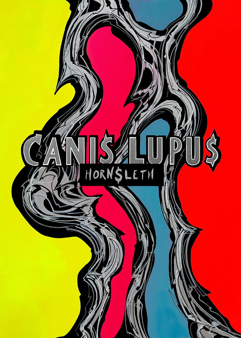 Canis Lupus - Hornsleth Kunstværk til Dit Hjem