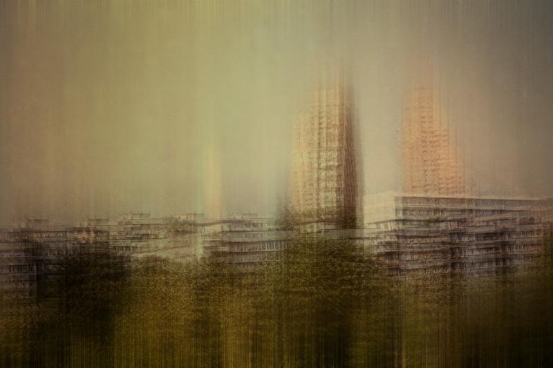 Cityline II – Urban Vægkunst af Gustavo Orensztajn
