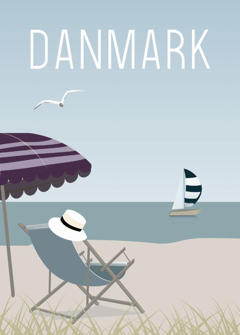 Rikke Axelsens Unikke Vægkunst – Badestrand til Hjemmet