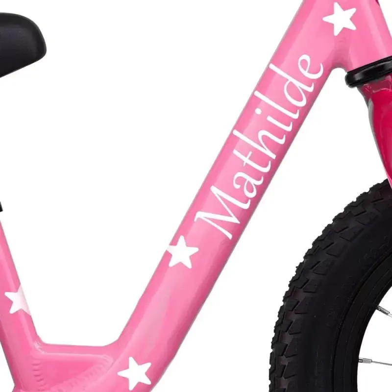 Personligt Væggklistermærke til Cykel – Bestil Dit Navn!