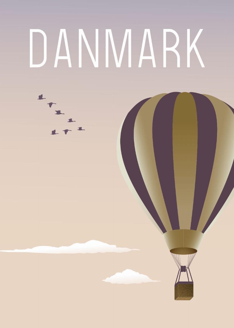 Lilla Luftballon - Unik Kunst til Dit Hjem!
