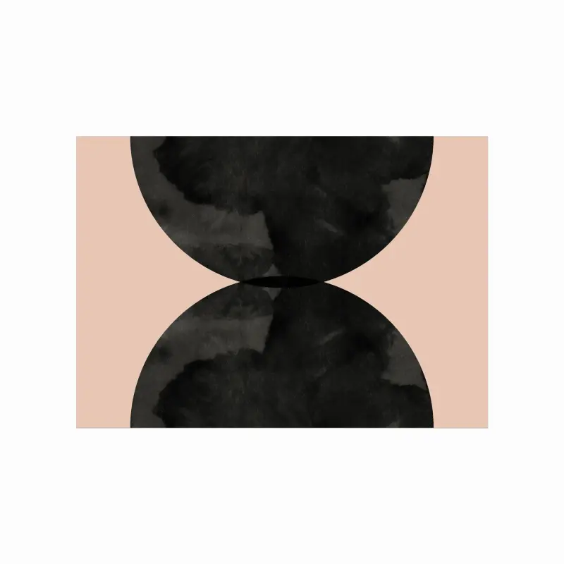 Merging Shapes 01 – Abstrakt Plakat til Moderne Indretning