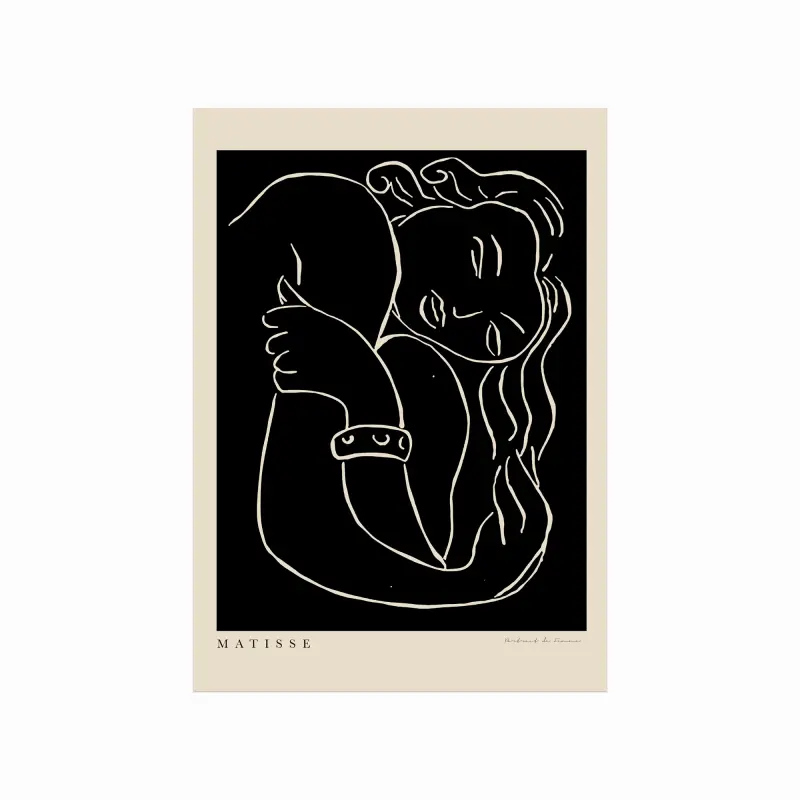 Henri Matisse Plakat – Elegant Kvindeportræt til Dit Hjem