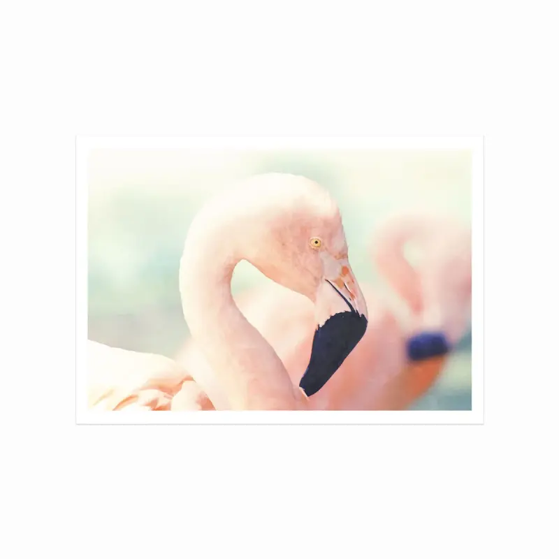 Lyserød Flamingo Plakat – Stilfuld Elegance til Dit Hjem!