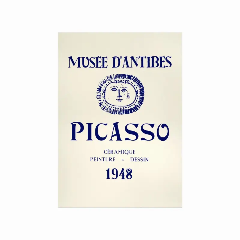 Pablo Picasso Plakat - Unik Kunst fra Musée D'Antibes