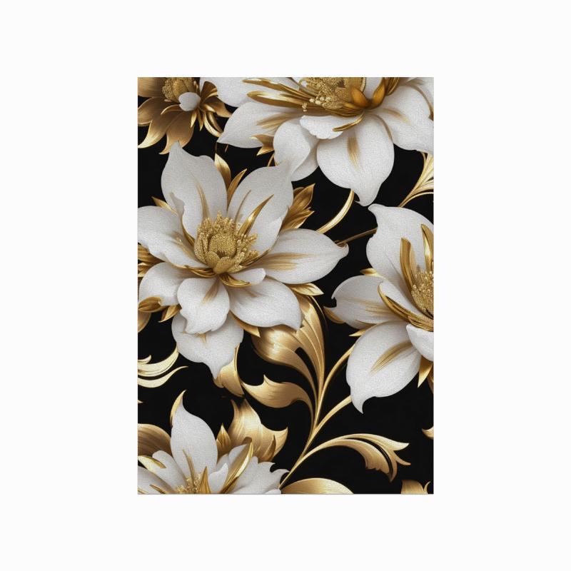 Eksklusiv Blomst Plakat – Elegance til Dit Hjem