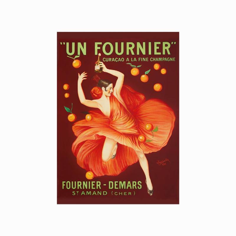 Vintage Plakat Un Fournier – Tidløs Vægkunst til Dit Hjem