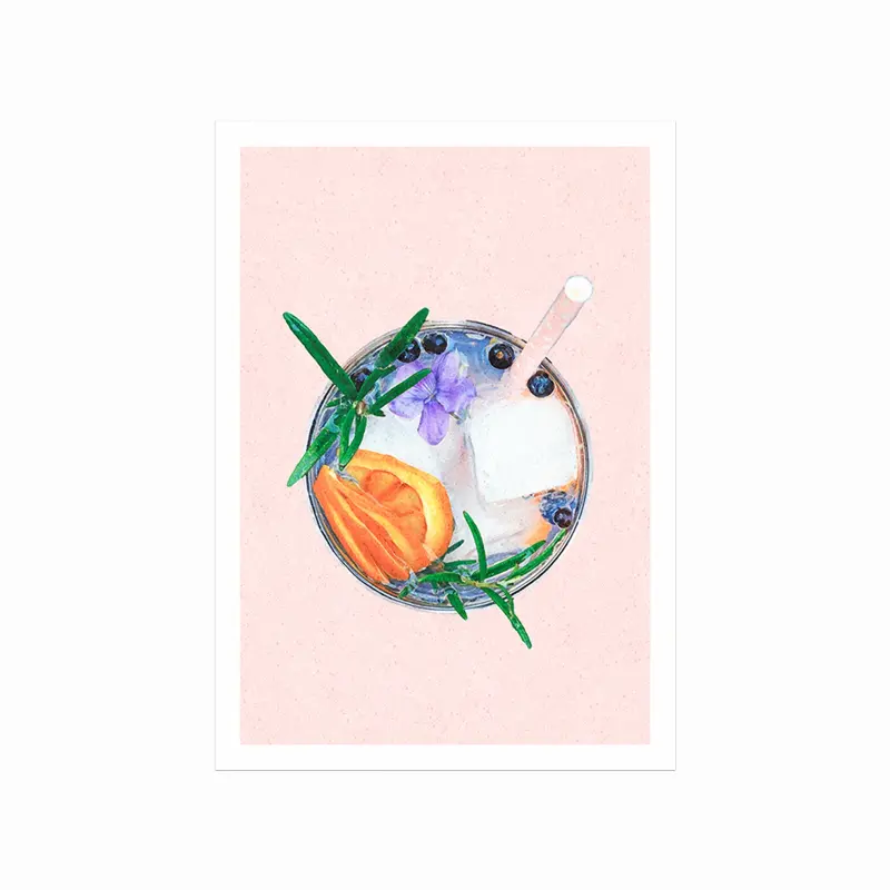 Bitter Sweet Cocktail Plakat – Kunst til Dit Køkken