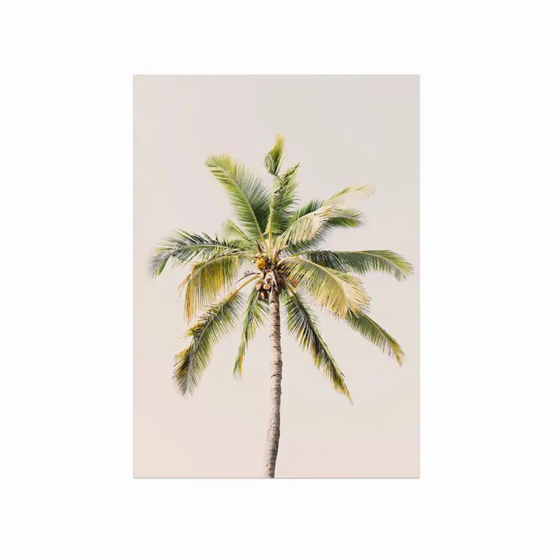 Palm I Plakat – Tropisk Kunst til Dit Hjem!