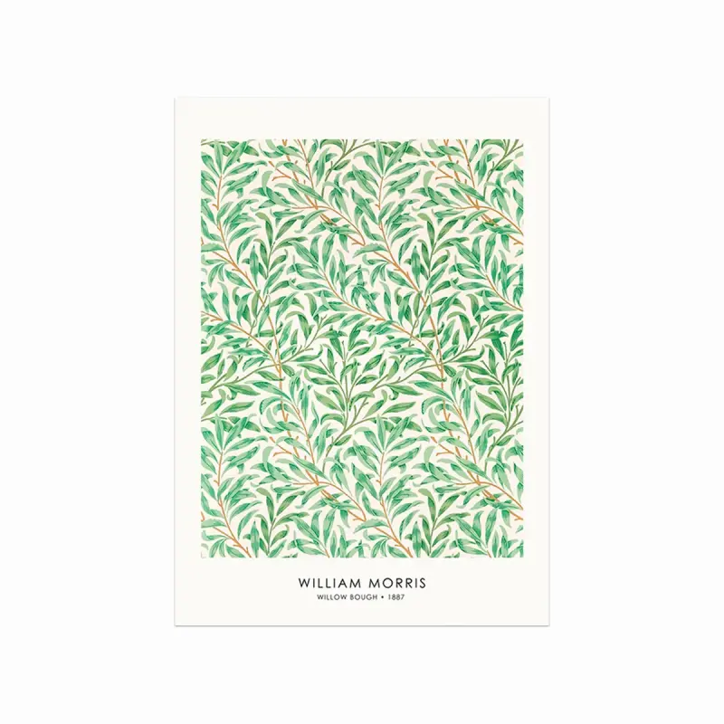 William Morris Plakat - Willow Bough til Elegant Indretning